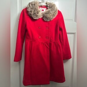 Janie and jack girls red coat